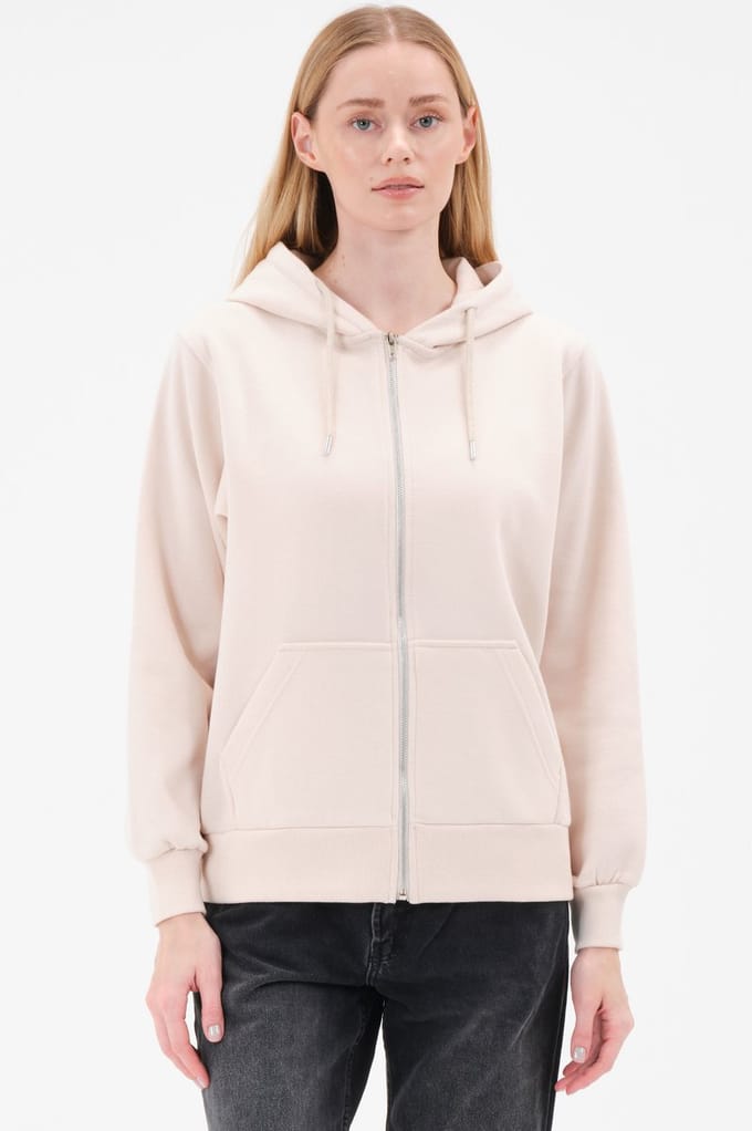 Smith & Solo vest met rits dames - sweatwest met capuchon - hoodie - Roze S