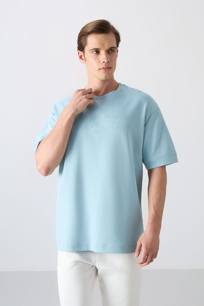 Oversized Geprinte Crew Neck T-shirt
