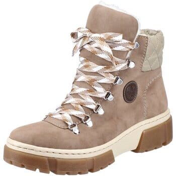 Rieker dames veterboot beige