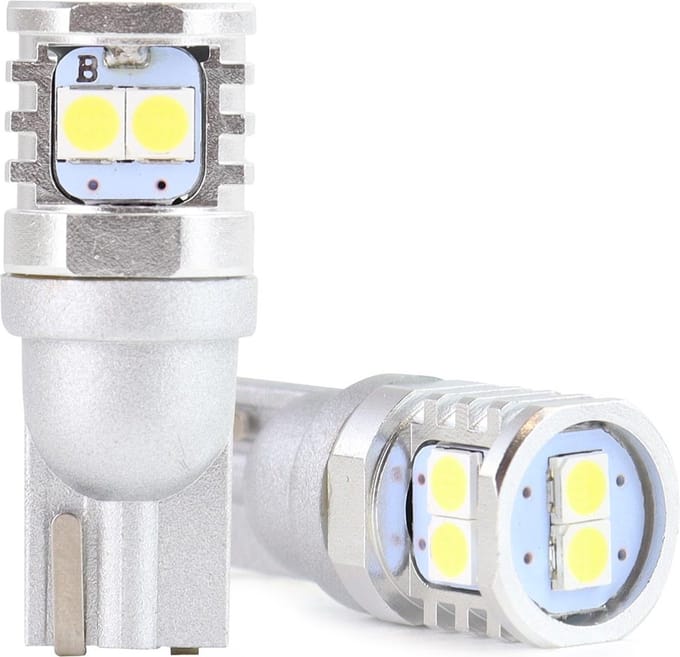 AMiO LED-lampen CANBUS 3030 6SMD T10 W5W W10W Wit 12V/24V