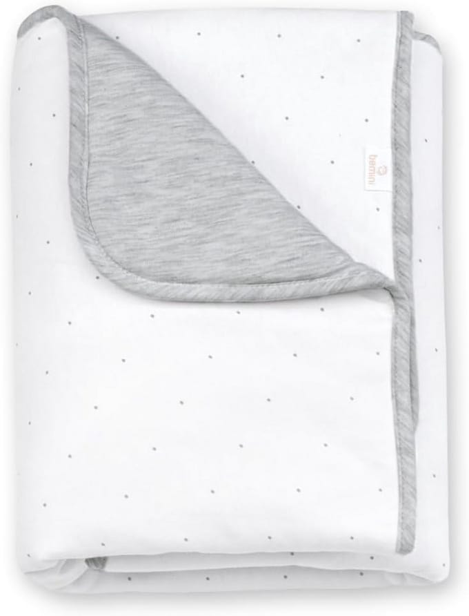 Zachte Jersey Knuffeldeken 75x100cm Unisex Grijs