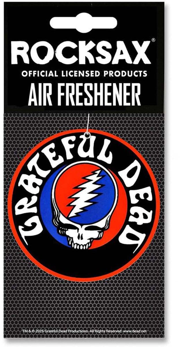 Rocksax Grateful Dead - Steal Your Face Luchtverfrisser - Grijs