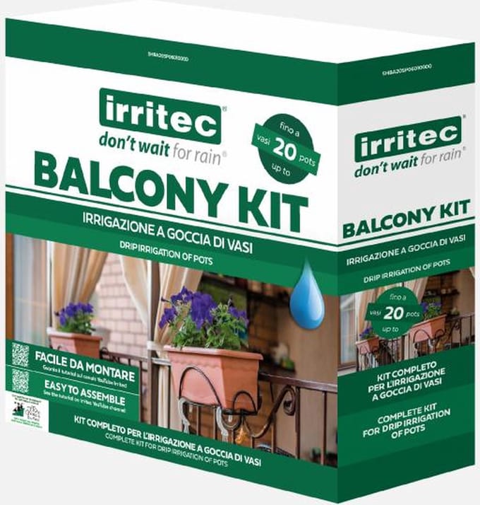 Irritec irrigatie set compleet - balkon - micro irrigatie - 20 druppelaars