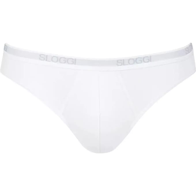 sloggi men Basic Heren Mini slip - 2-pack - Wit - Maat M