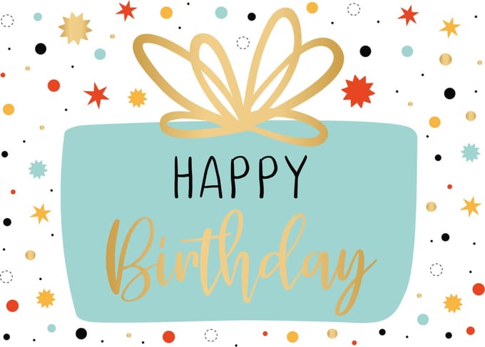 Kaart - Daisy - Happy Birthday - Met Envelop - Per Stuk