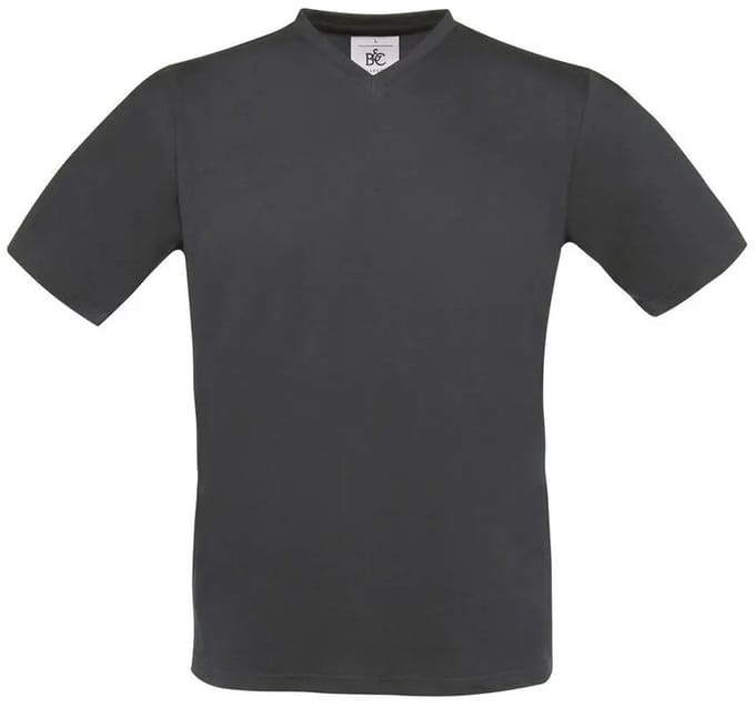 V-hals T-shirt B&C Exact