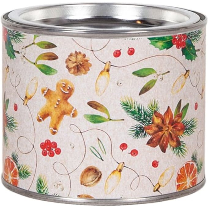 Home fashion kerst geurkaars in blikje - cozy feeling