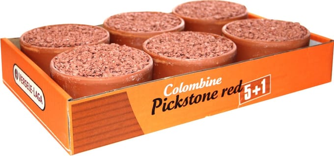 Colombine Piksteen Rood - Duivensupplement - 6x650 g Tray 5+1