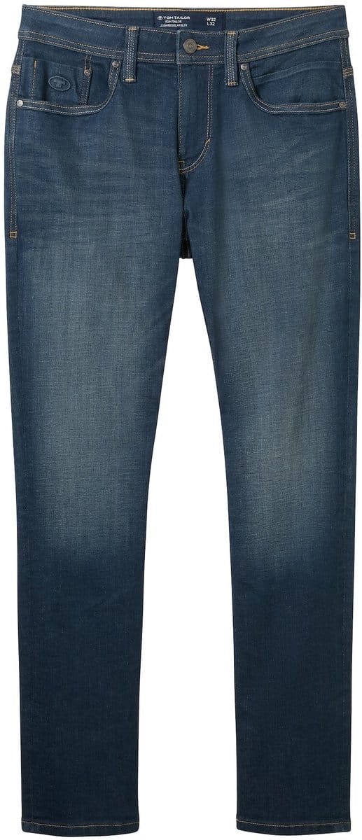 Tom Tailor - TTJOSH REGULAR SLIM-jeans - Maat 31/34 - dark stone blue black denim