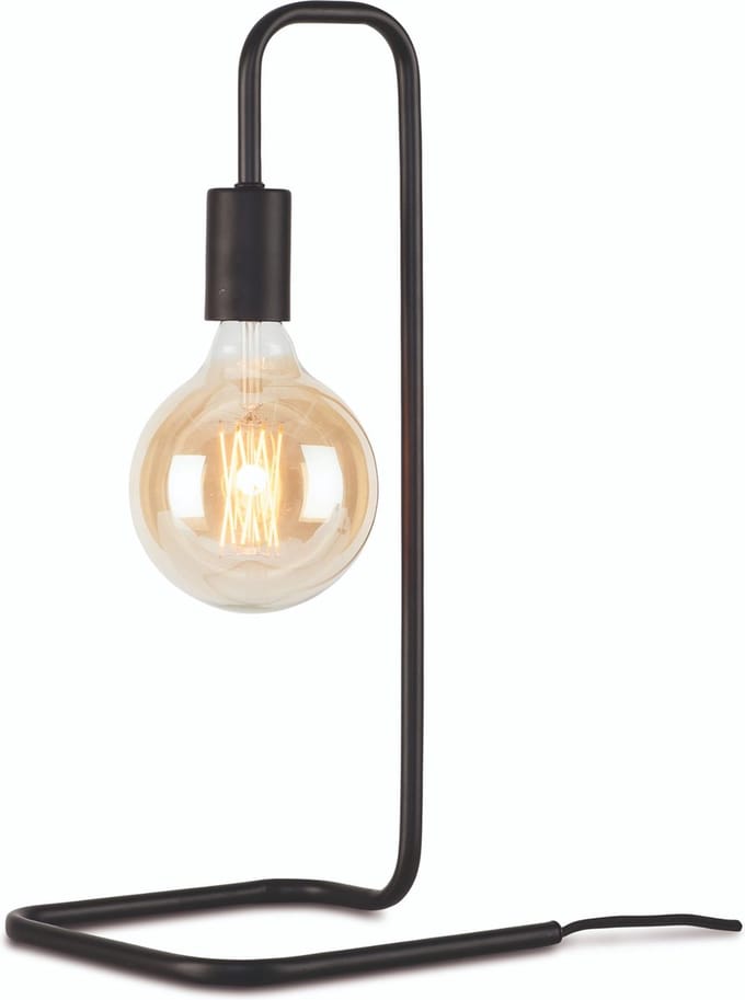 it's about RoMi Tafellamp London - Zwart - 20x20x45cm - Modern