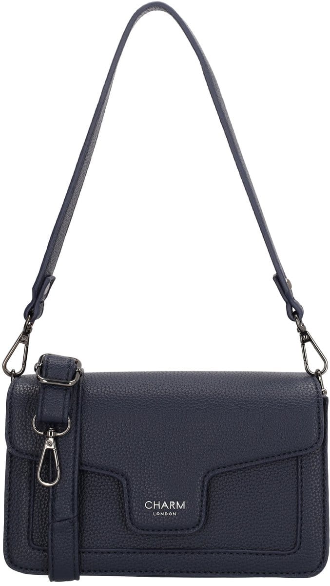 Charm London Monaco - Schoudertas - Crossbody - Tas - Overslag - Blauw