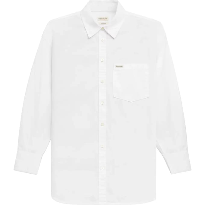 Guess Jeans Oversize Pocket Overhemd Met Lange Mouwen Wit L Vrouw