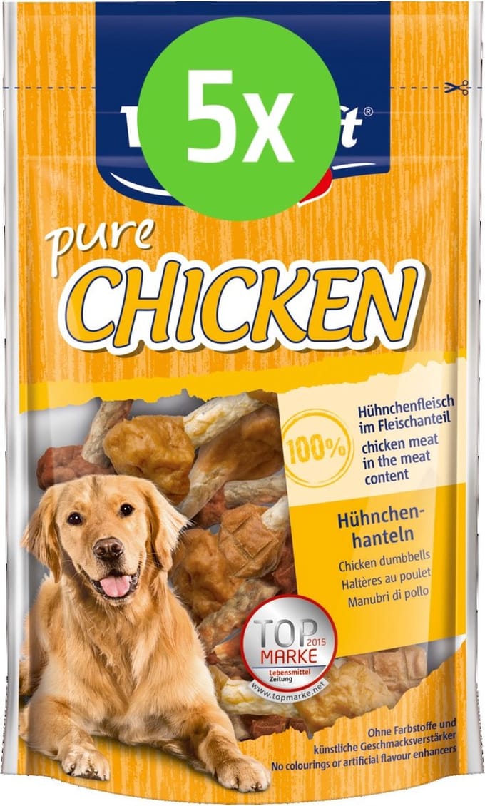 Vitakraft CHICKEN halter kippenvlees - hondensnack - 80 gram - 5 Verpakkingen
