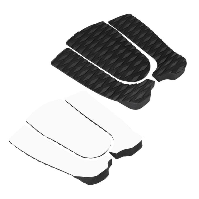 3 stuks EVA Surfboard Deck Traction Pads Antislip Surf Deck Pad Mat voor Skimboard Accessoires(Zonder black