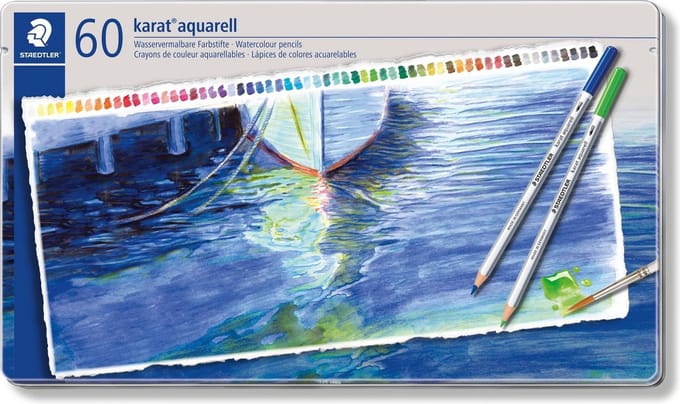 STAEDTLER karat aquarell kleurpotlood - set 60 st