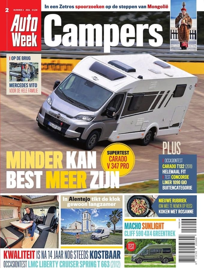 AutoWeek Campers 2-2026 - Alles over campers