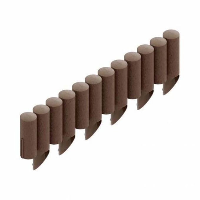 Palisades plastique marron 23x25,5 cm bordures pelouse massifs marron