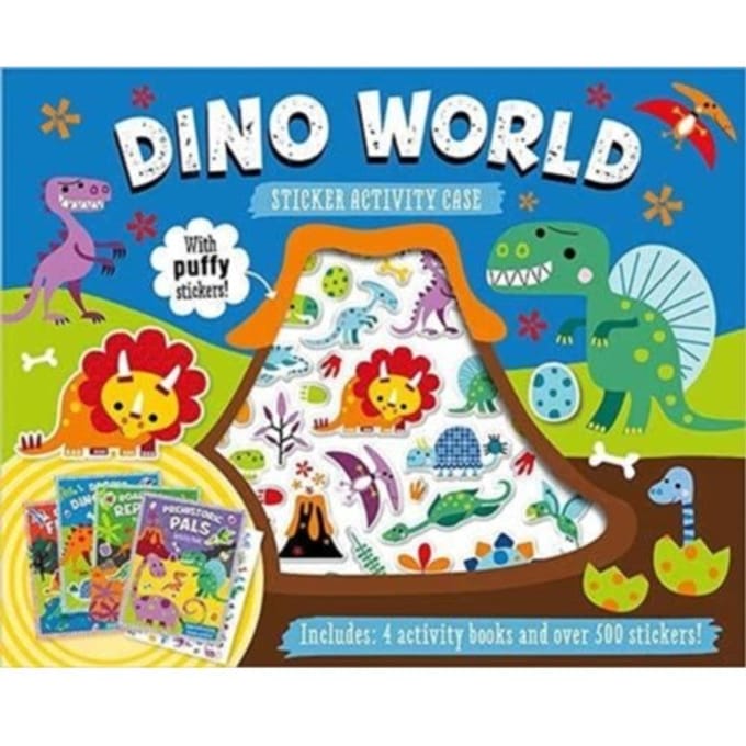 Dino World Sticker Activity Case - Box Sets - Make Believe Ideas