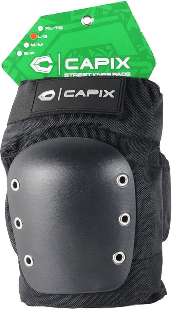 Capix Street Kniebeschermer Zwart L Man,Vrouw
