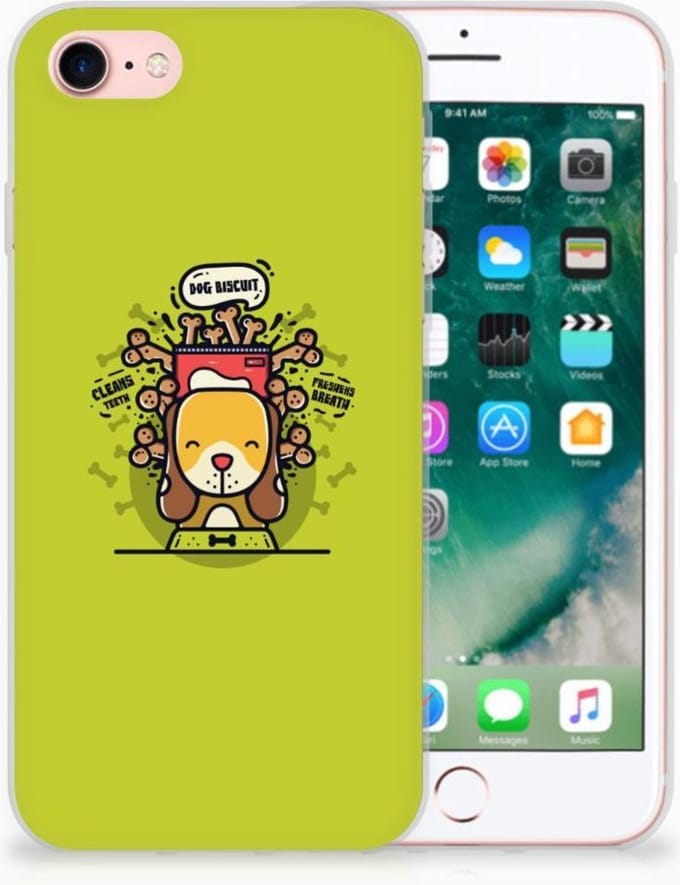 iPhone SE 2022 | SE 2020 | 8 | 7 Telefoonhoesje met Naam Doggy Biscuit