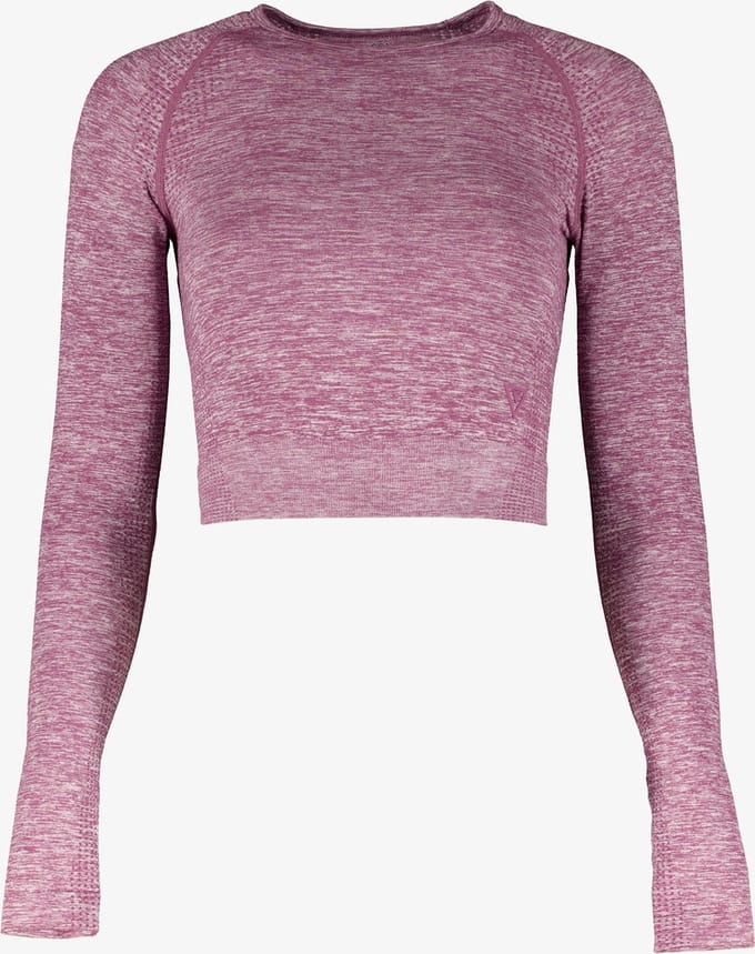 Osaga seamless dames cropped sport top paars - Maat M