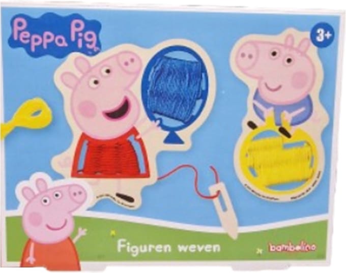 Peppa Pig figuren weven - Knutselset vanaf 3 jaar