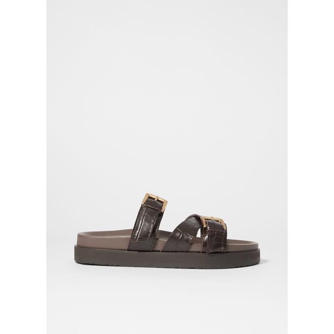 & Other Stories Kaia Summer Flat Brown Taglia: 41 | Infradito Outlet | Donna | Marrone