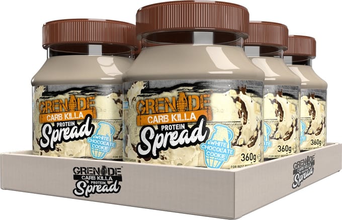 Grenade Protein Spread (6x360g) White Chocolate Cookie - Functionele voeding - Eiwitpasta's
