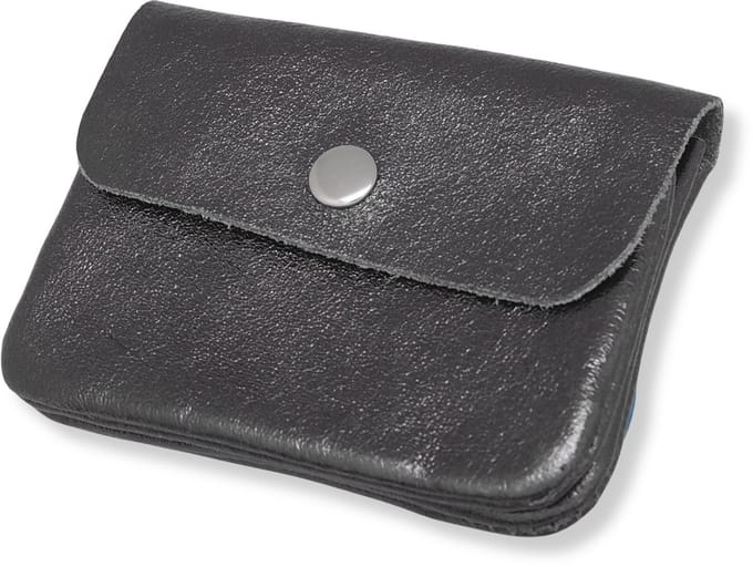 Bijoutheek Portemonnee Leer Italiaans Metallic Black Diamond