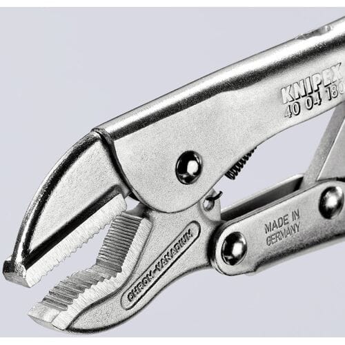 Knipex 40 04 180 Griptang Recht met uitsparing voor prisma 0 - 35 mm 180 mm