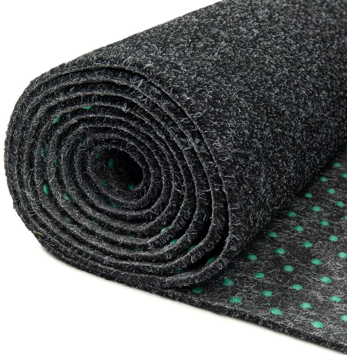Tapiso Magic Forest Kunstgras Antraciet Balkon Tuin Terras Grastapijt Maat- 100x350