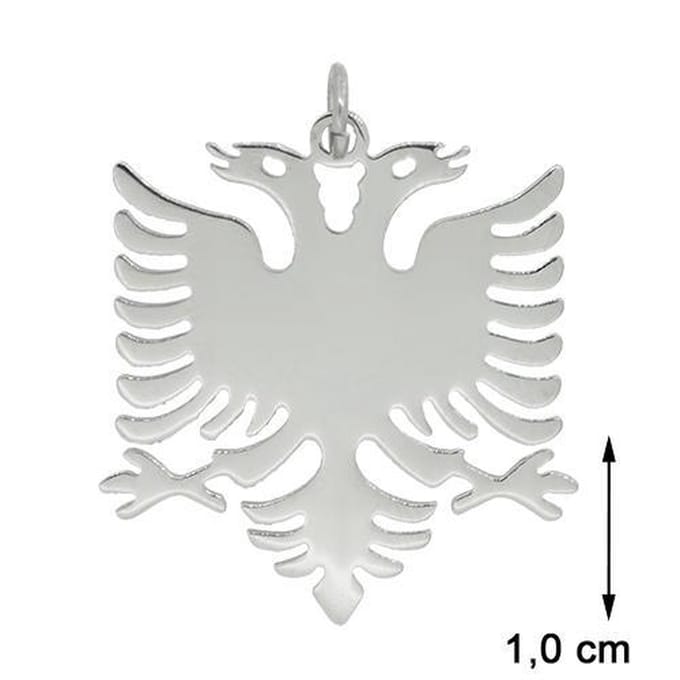 Blinx Jewels Stalen Hanger Albanië Vlag