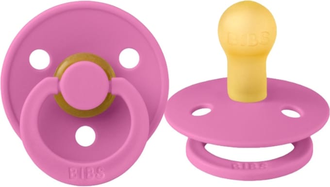 BiBs Fopspeen - Rond - Flow Pack - 6-18 Mnd - Bubblegum