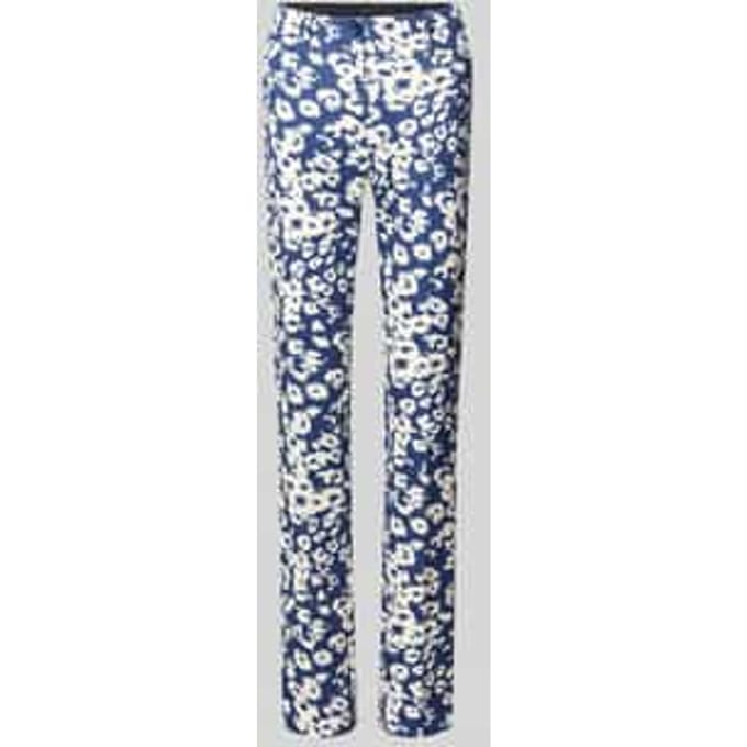 regular fit broek in all-over look