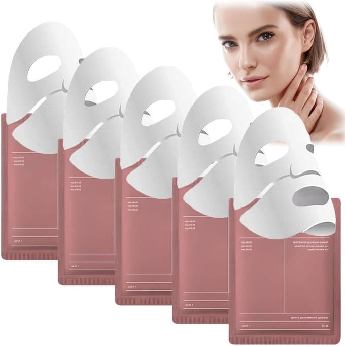 Allecto Plus - Collageen Gezichtsmaskers (5 stuks) voor Overnachtend