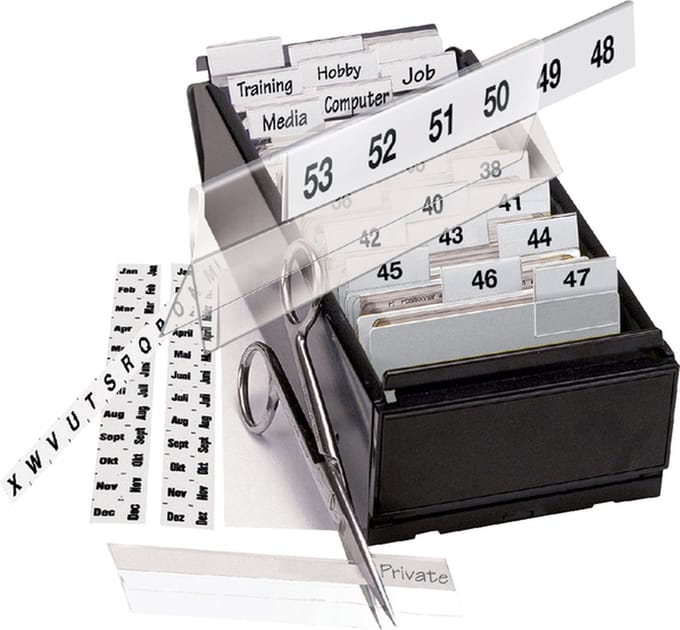 Indextabs djois 10x150mm zelfkl aanpasbaar perm wt | 10 stuks