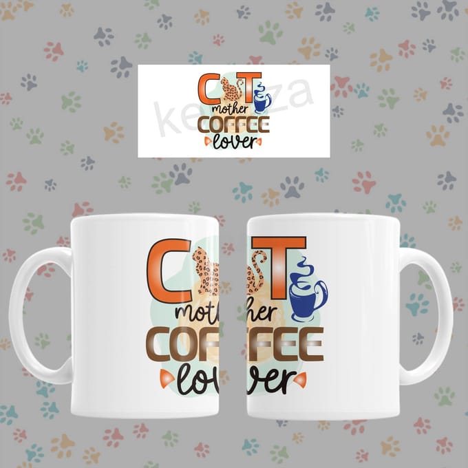 Mok Cat mother coffee lover