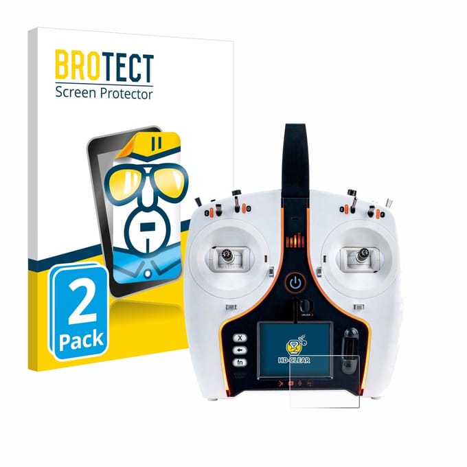 BROTECT - Screenprotector voor Spektrum NX7e - Folie Beschermfolie transparant 2 Stuks