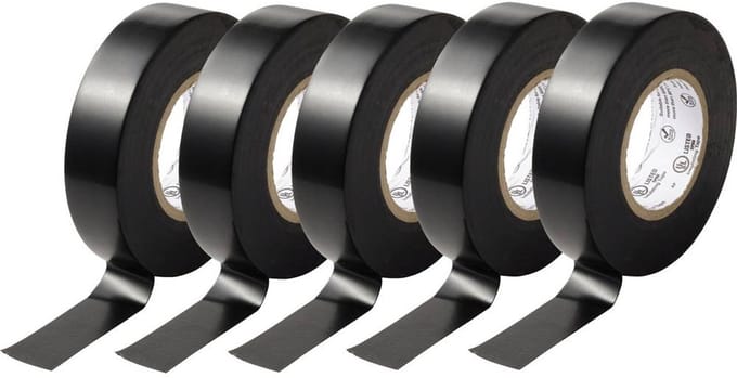 3M 160 Isolatietape Zwart (l x b) 20 m x 18 mm 5 stuk(s)