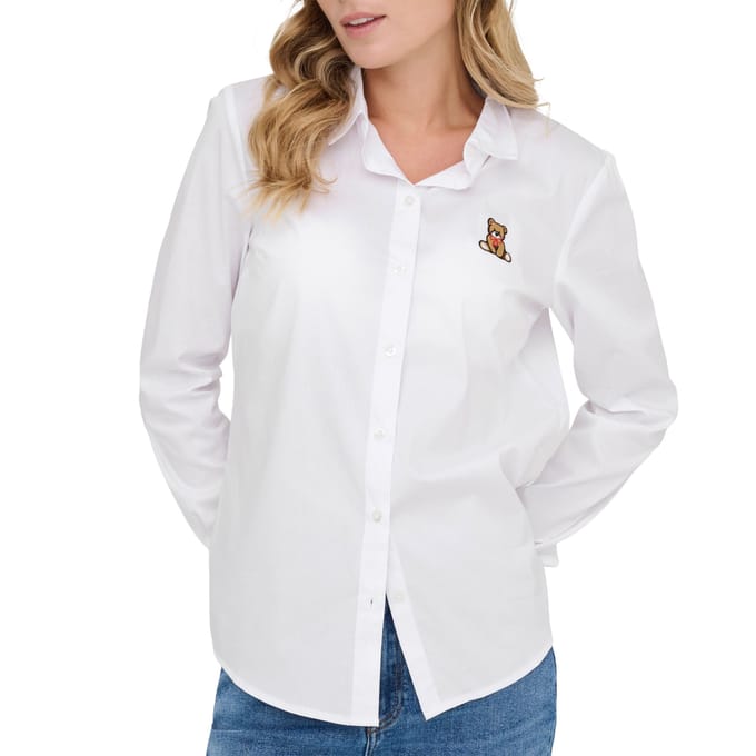 JDY Mio Embroidery Overhemd Dames - Maat M (40)