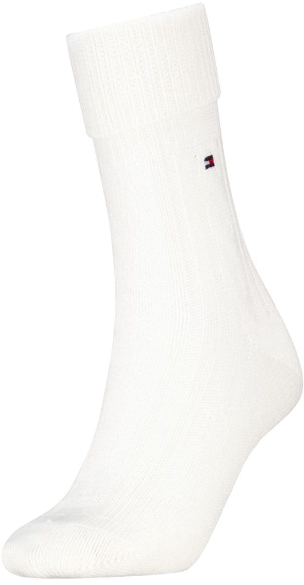 Damessokken met kabelpatroon - Off White - 35-38