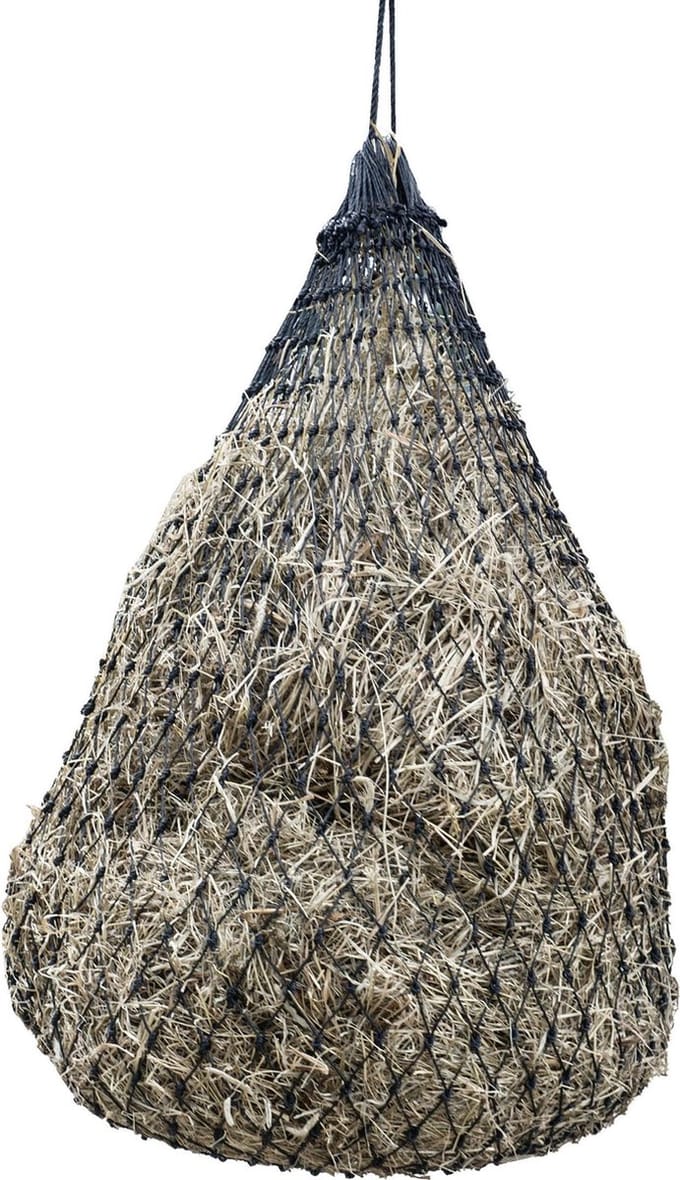 HB Hooinet fijnmazig - zwart - extra sterk - 70cm