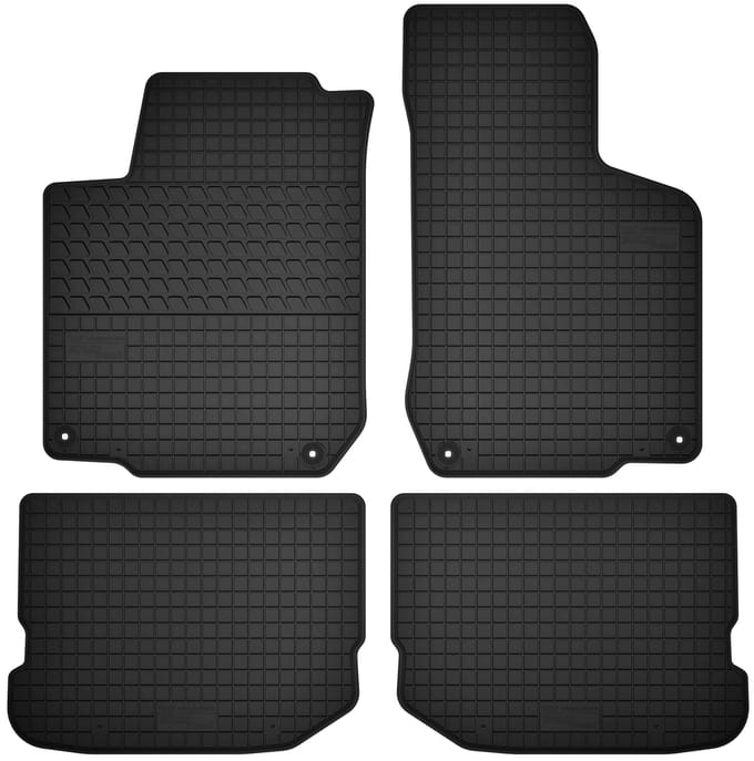 jeu de tapis en caoutchouc pour: Volkswagen Golf IV hatchback, break, variant (de 1997 à 2006)