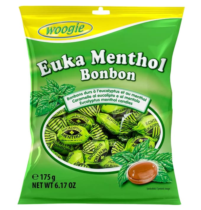 Bonbons Menthe Eucalyptus Woogie 175 g