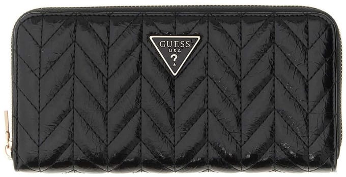 GUESS portemonnee Cheryl SLG Zip Around Wallet Black zwart