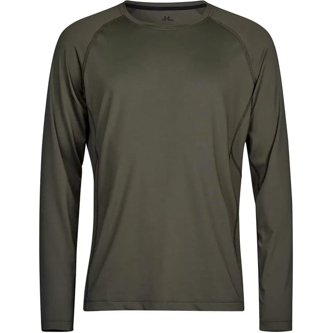 Tee Jays - Long Sleeve CoolDry Tee - Deep Green - S