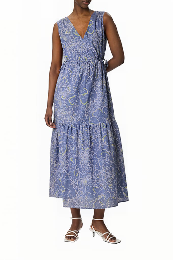 Comma  Dresses Blue Taglia: 34 | Abiti Midi Outlet | Donna | Blu
