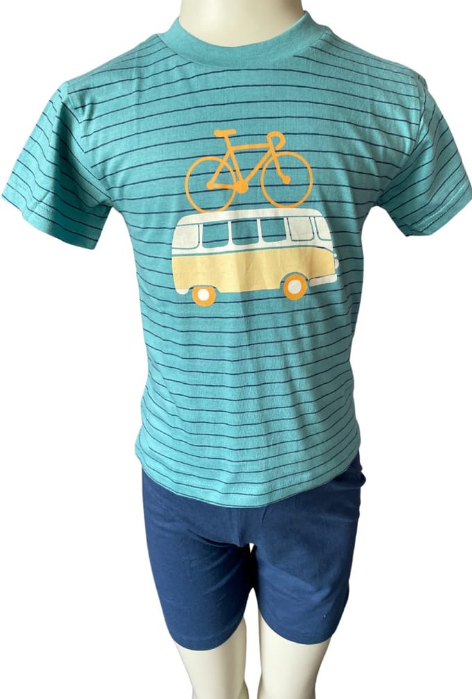 Cocodream Quality - Jongens pyjamaset met print - Maat 92 - Jongens - MARINE -
