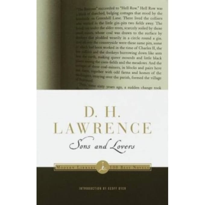 Sons And Lovers - Modern Library 100 Best Novels - D.H. Lawrence