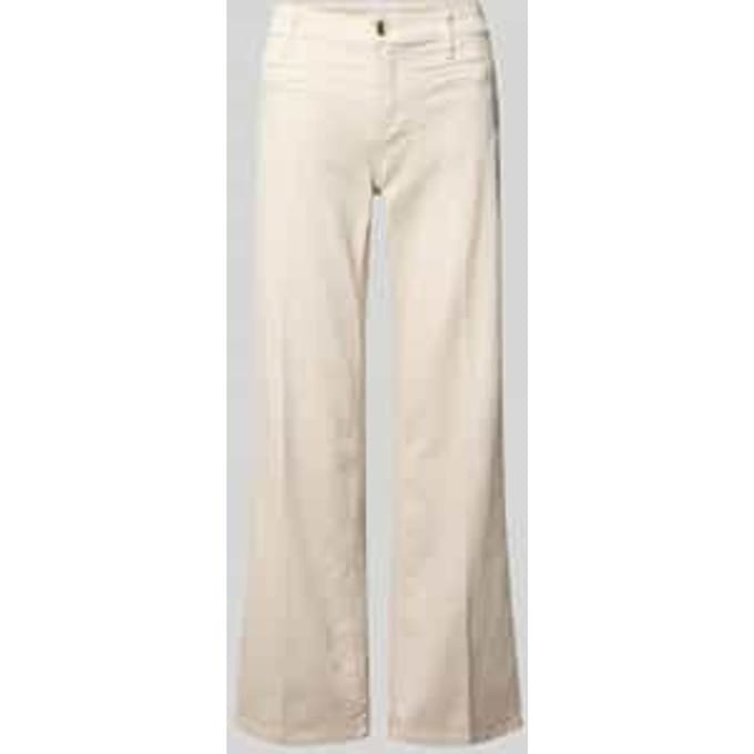 Korte jeans met persplooien en steekzakken